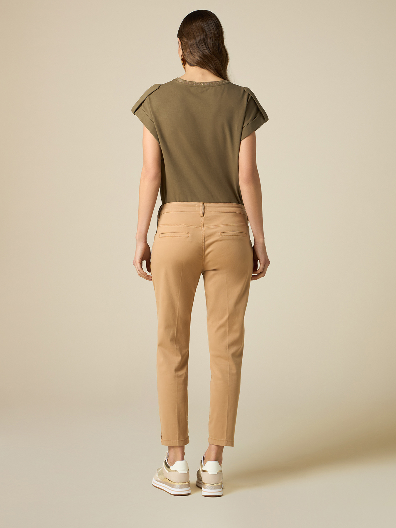 Chinos with jewel detail image number 2