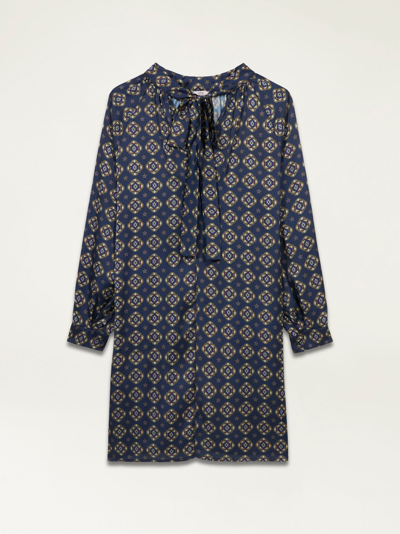 Vestito in raso fantasia image number 4