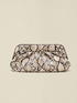 Clutch with reptile-effect print image number 2