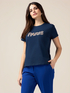 T-shirt in jersey con applicazione gioiello image number 0