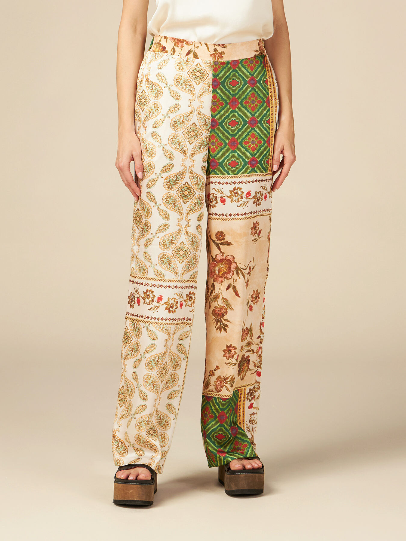 Pantaloni palazzo fantasia image number 3