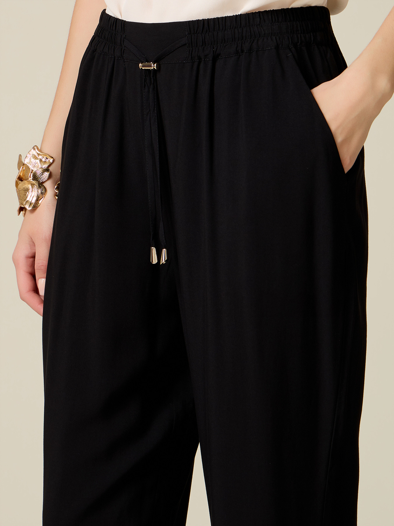 Viscose joggers image number 2