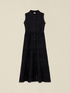 Long lace shirt dress image number 3