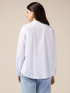 Camicia in popeline con applicazione floreale image number 1