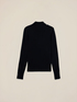 Fitted turtleneck in viscose blend image number 3