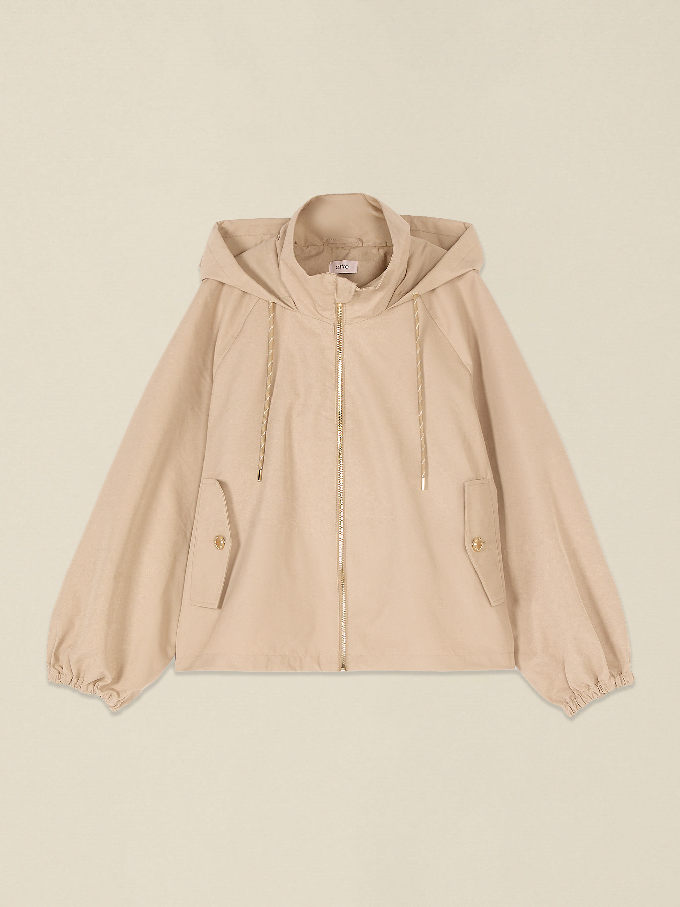 Parka veste en m&eacute;lange de coton avec capuche image number 3