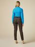 Pantalones pitillo de cuadros image number 1