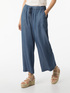Pantaloni cropped Osaka in tencel image number 0