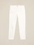 Pantaloni skinny in cotone e tencel con bottone gioiello image number 4