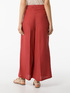 Pantaloni cropped misto lino image number 1
