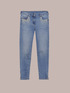 Jeans skinny con perle e castoni image number 3
