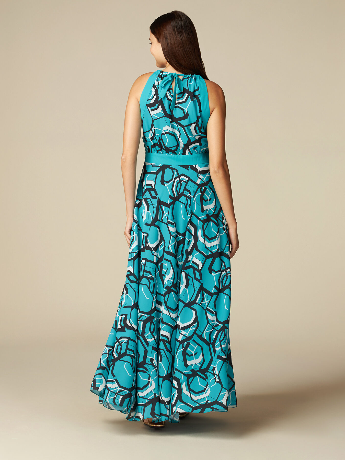 Vestito lungo fantasia image number 1