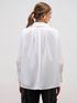 Oversized blouse with jewel patch image number 1