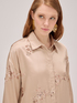 Camicia in raso con ricami in paillettes image number 2
