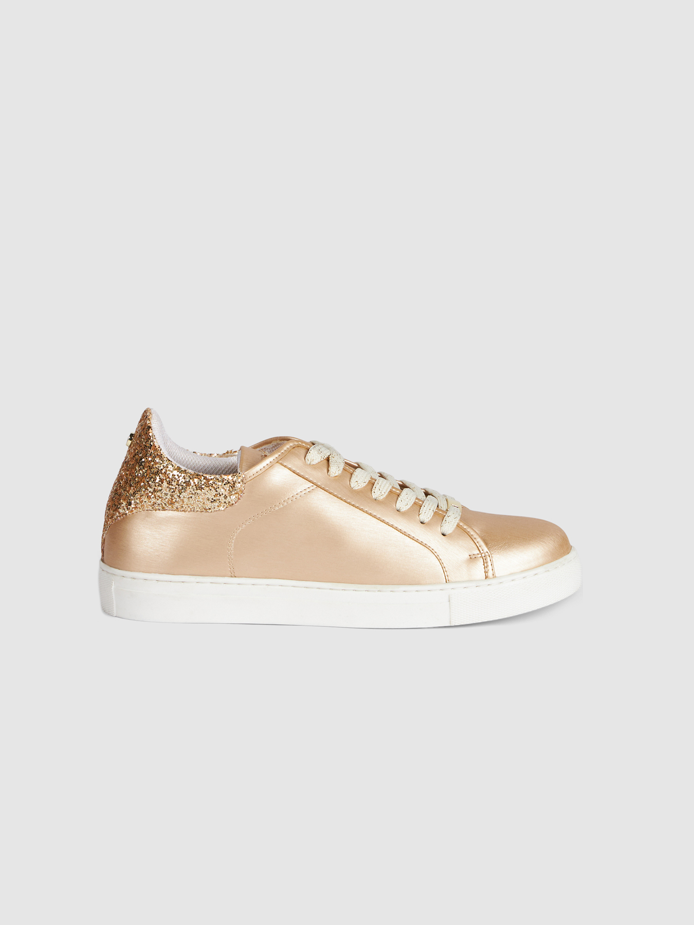 Sneakers con parte glitter image number 2