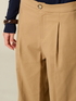Pantaloni cropped din amestec de lyocell image number 2