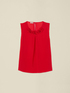 Silk/viscose top with embellishments image number 3