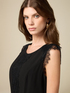 Short dress with lace inserts image number 3