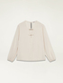 Blouse avec d&eacute;tail de n&oelig;uds image number 3