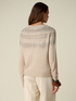Strickpullover aus Wollmischung mit Kristallen image number 2
