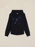 Maglia con cappuccio e paillettes image number 4