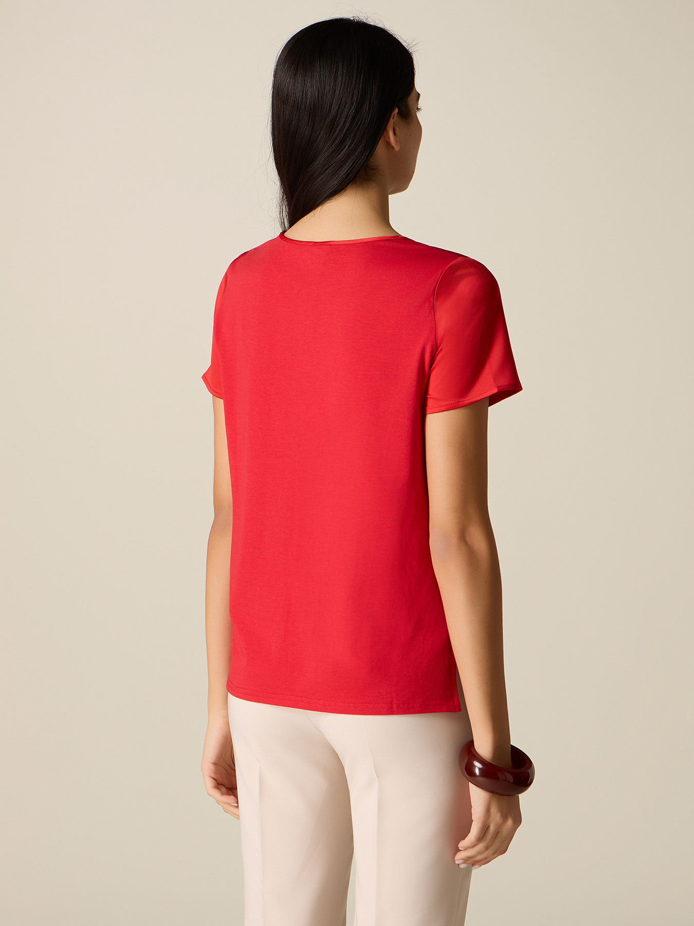 Zweistoffiges T-Shirt image number 1