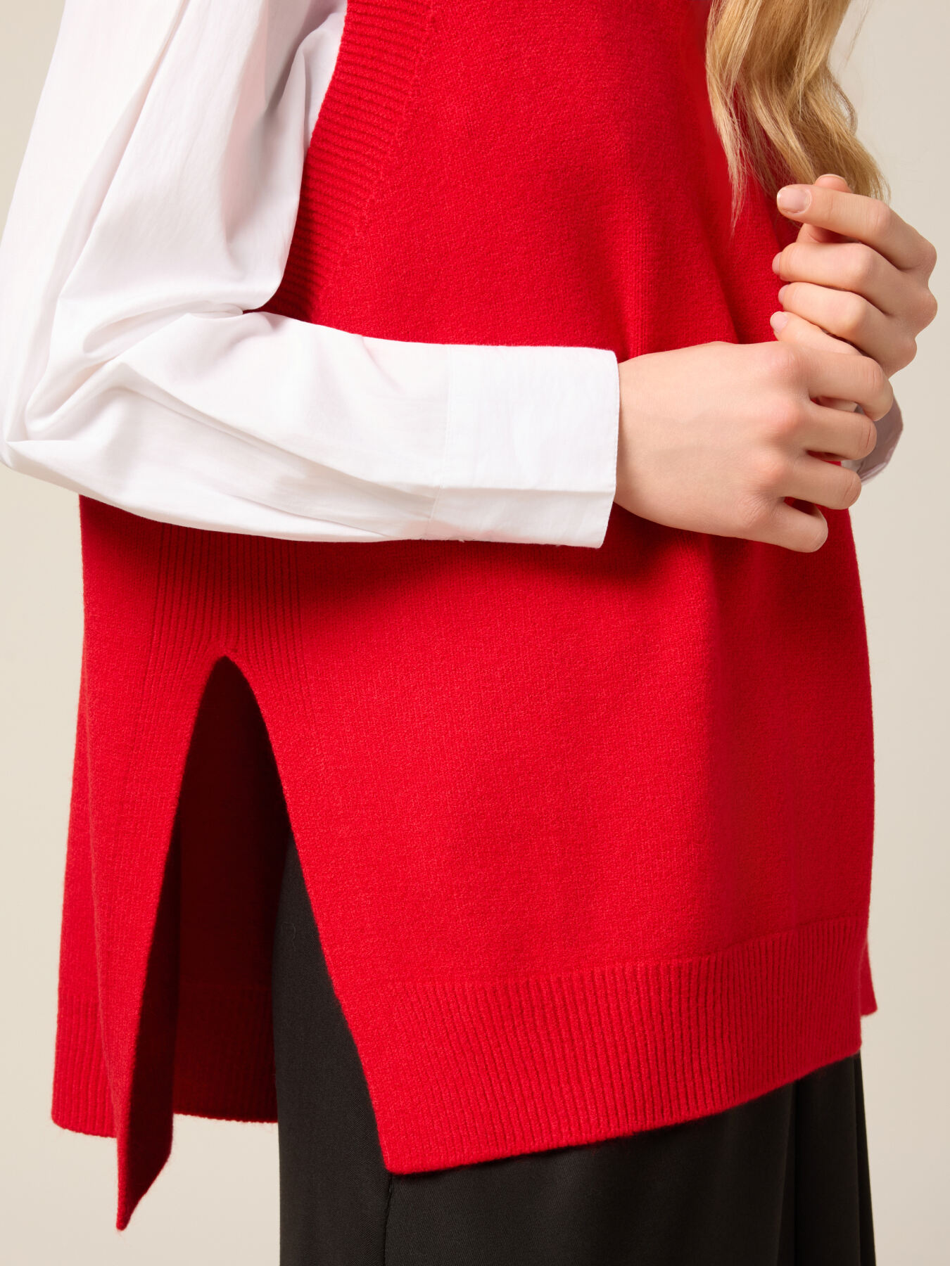 Knit over vest image number 2