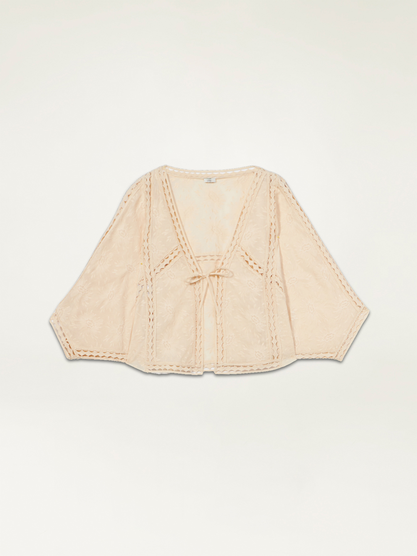 Kimono in cotone ricamato image number 4