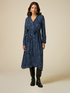 Patterned midi dress image number 0
