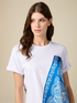 Camiseta con fular insertado image number 2