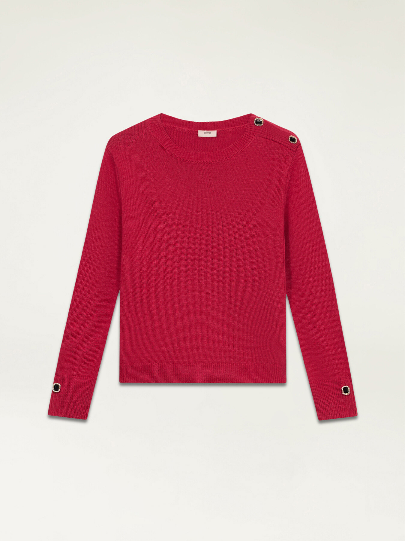 Pullover aus Kaschmirgemisch mit Schmuckkn&ouml;pfen image number 3
