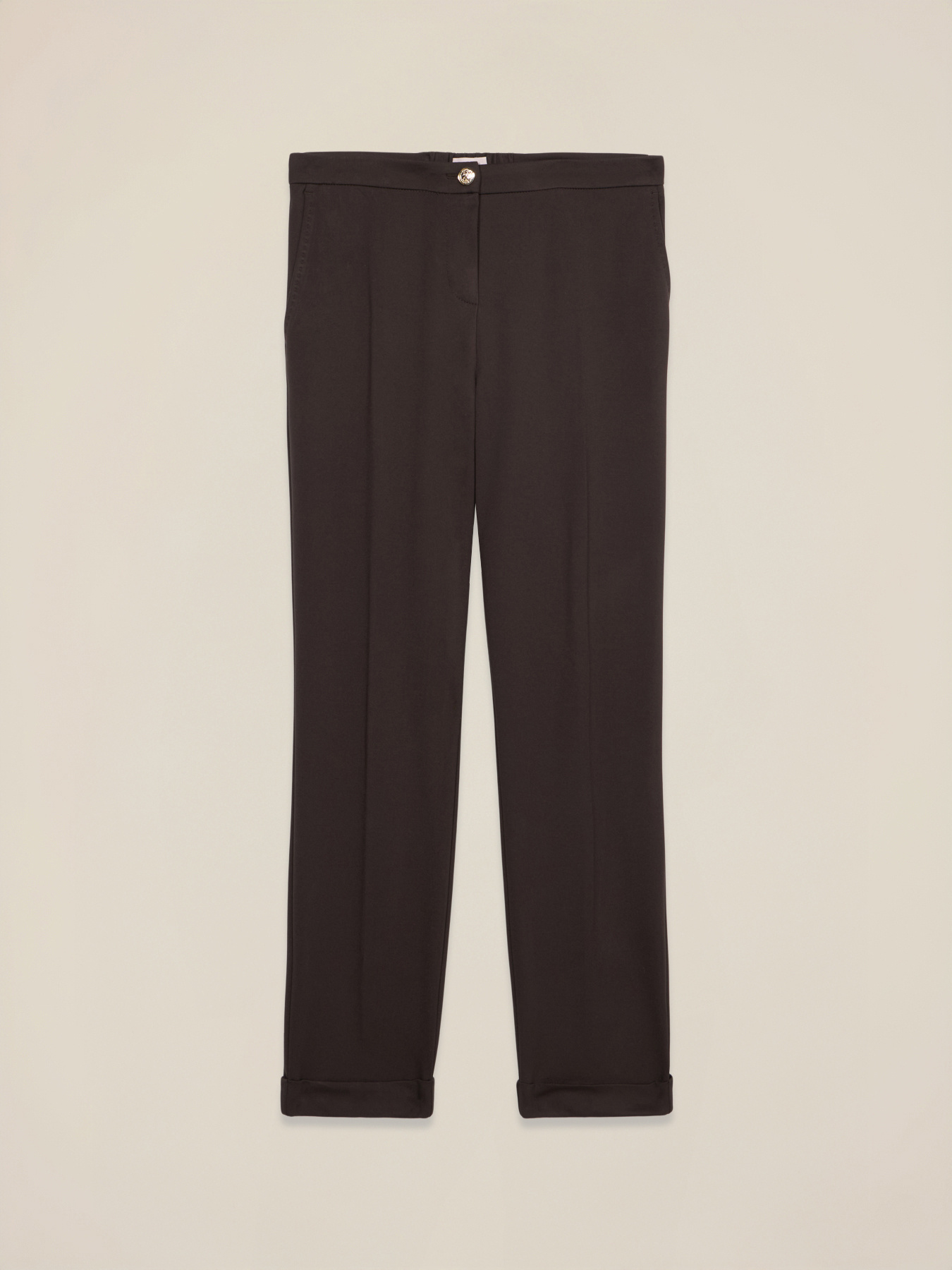 Regular trousers in Milano stitch image number 4
