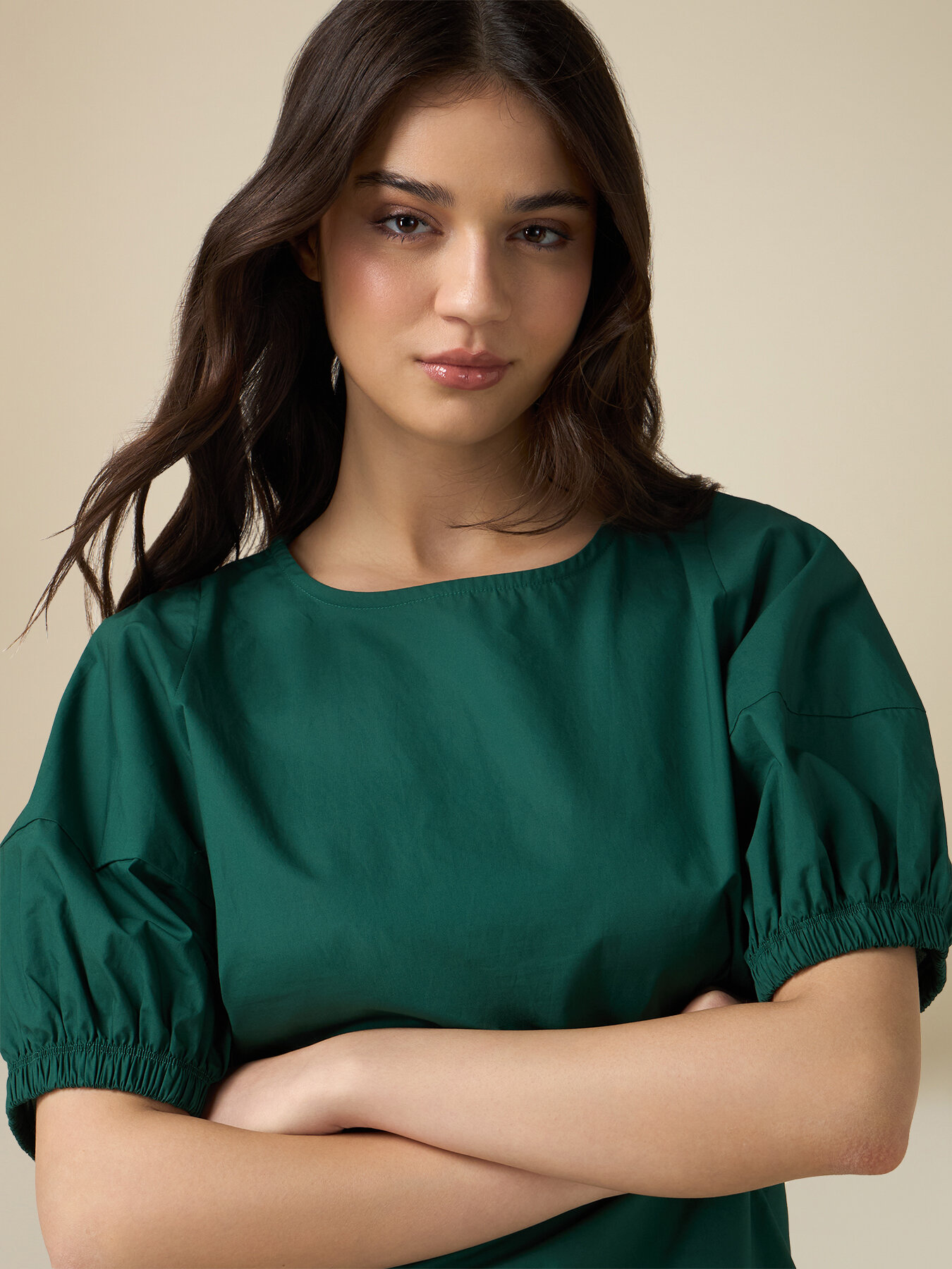 T-shirt bimaterica image number 2