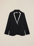 Blazer with contrasting trim image number 4