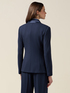 Double-breasted blazer with covered buttons image number 1