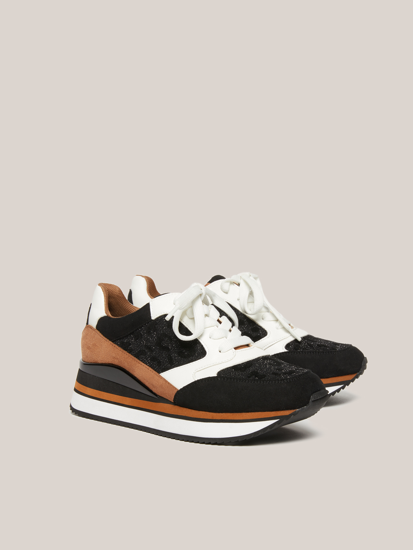 Sneakers mit Animalier-Optik image number 2