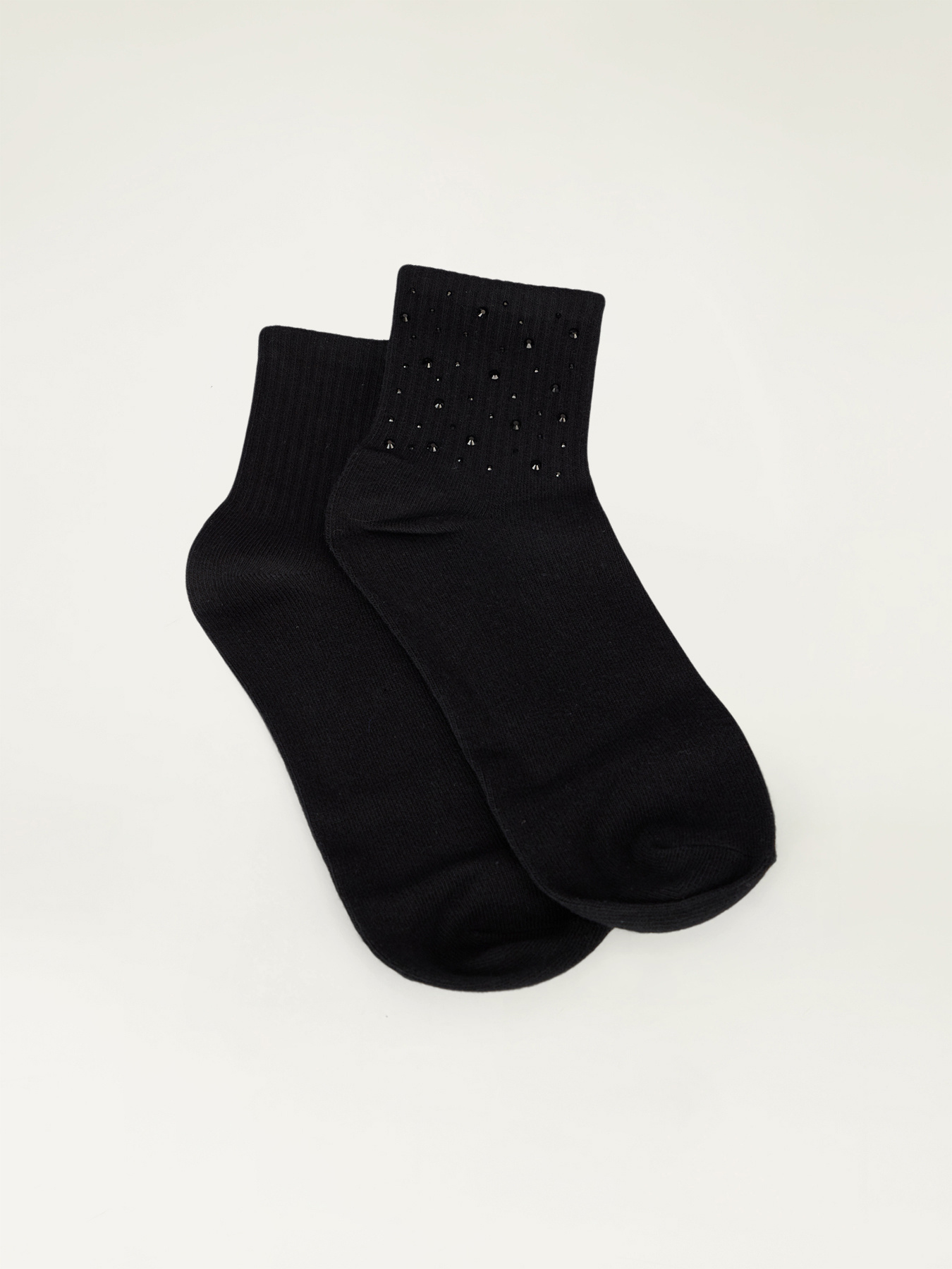 Socks with rhinestones image number 1