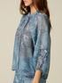 Camicia fantasia con collo alla coreana image number 2