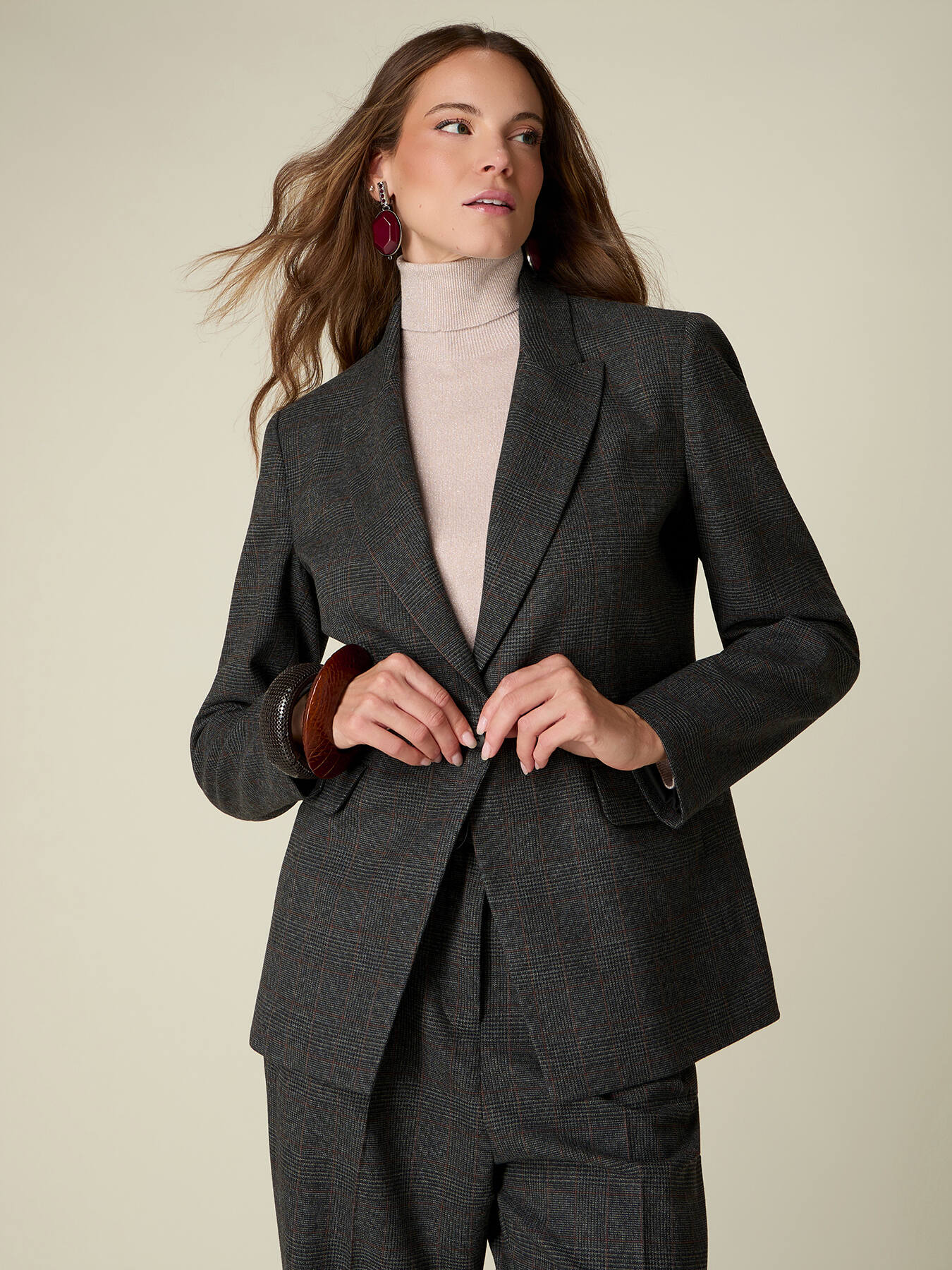 Prince of Wales check blazer image number 0