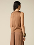 Viscose blend satin top image number 1