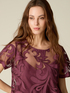 Lace blouse with inner top image number 2