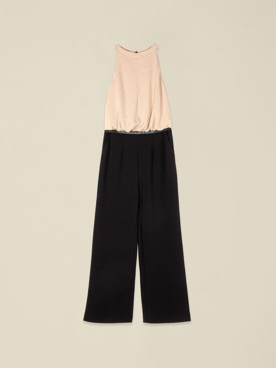 Two-tone jumpsuit