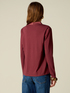 T-shirt bimaterica maniche lunghe image number 1
