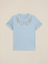 T-shirt with jewel embroidery image number 4
