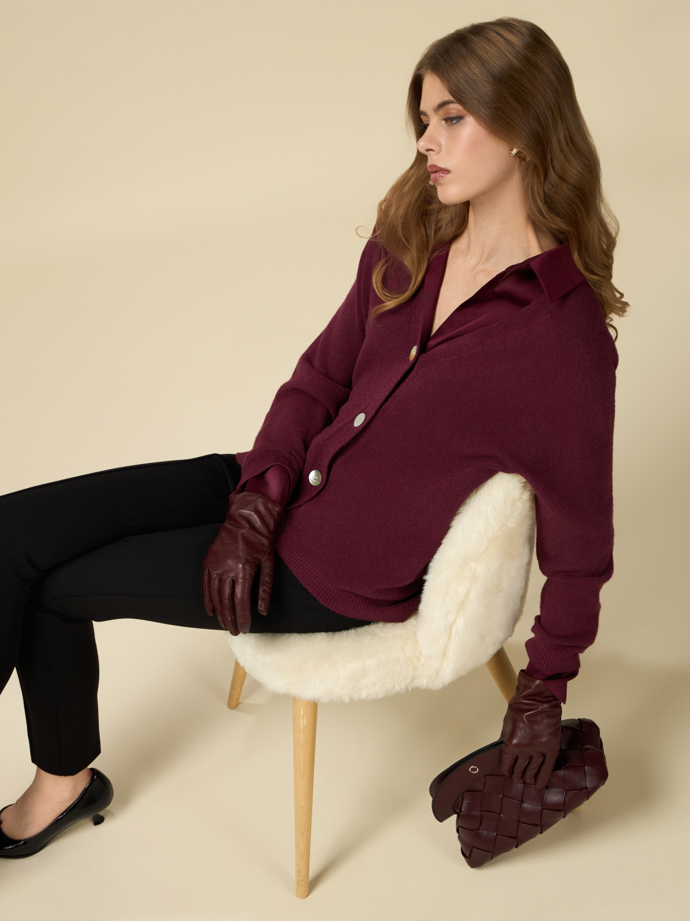 Cardigan mit V-Ausschnitt image number 3