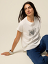 Tricou din jerseu cu aplicație bijuterie image number 3
