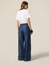 Pantaloni palazzo in tencel image number 1