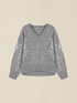 Maglia misto lana con paillettes image number 3