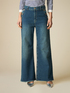 Umweltfreundliche Cropped-Jeans mit weitem Bein image number 3