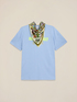 T-shirt with print and scarf image number 3